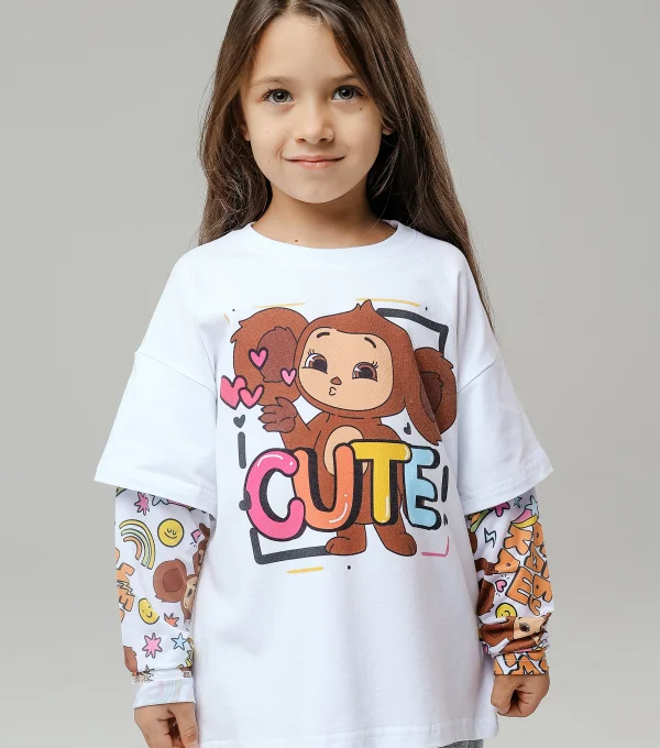 Лонгслив Чебурашка Cute