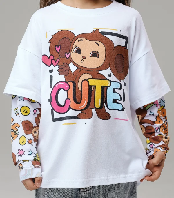 Лонгслив Чебурашка Cute