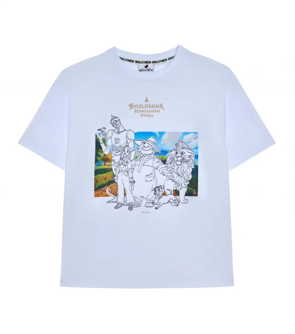 Футболка-раскраска Главные герои. Волшебник Изумрудного Города