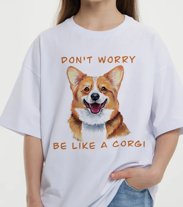 Футболка Be like a Corg