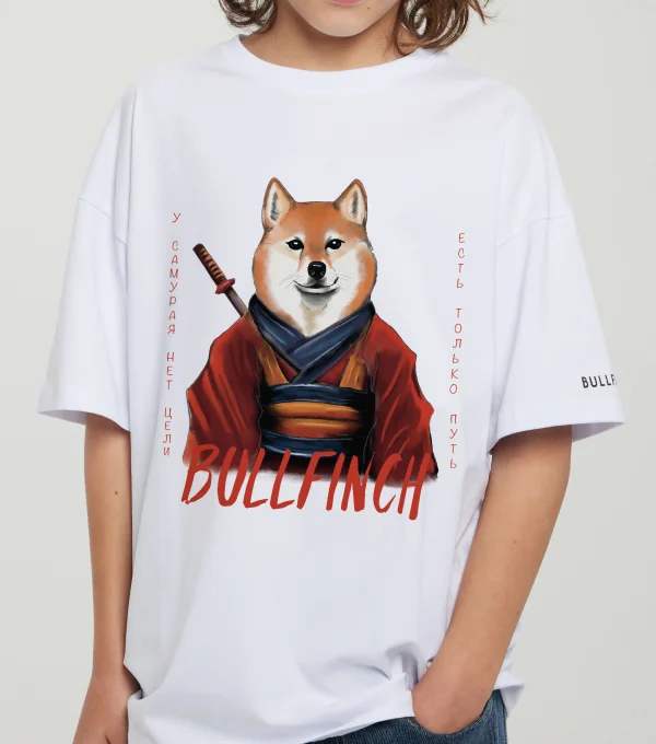 Футболка Сиба Ину Самурай