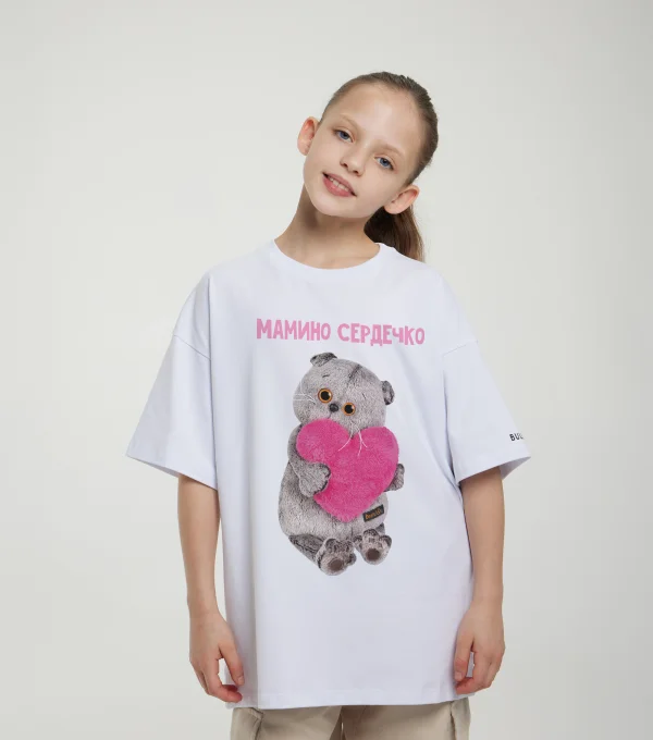 Футболка Басик & Ко "Мамино сердечко"