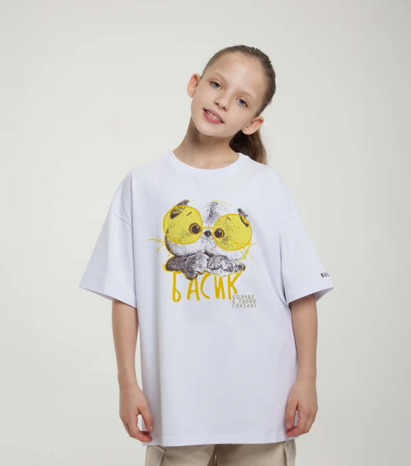 Футболка Басик & Ко Оверсайз "Солнце в твоих глазах"