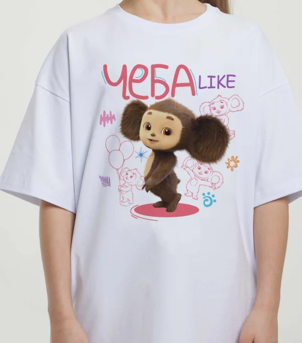 Футболка Like. Чебурашка