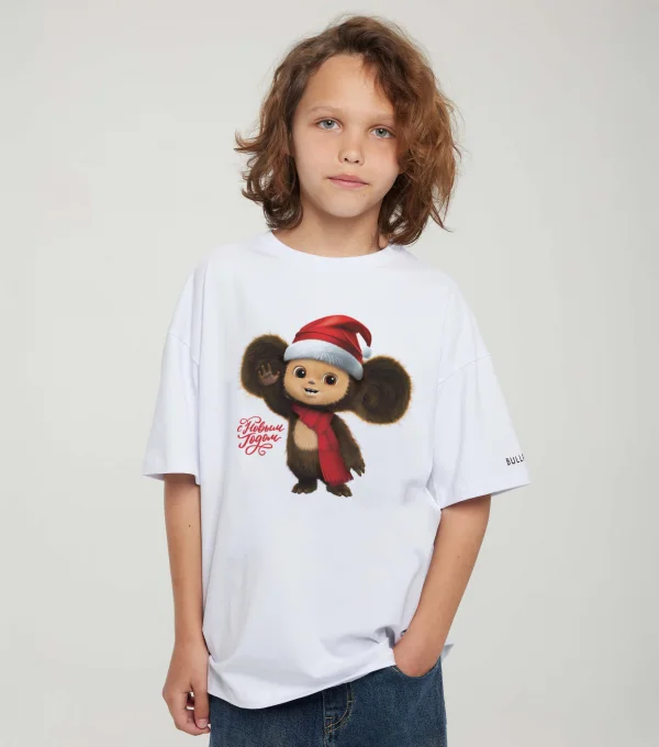 Футболка С Новым Годом! Чебурашка