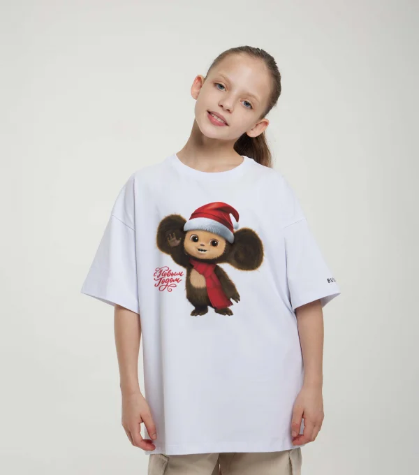 Футболка С Новым Годом! Чебурашка