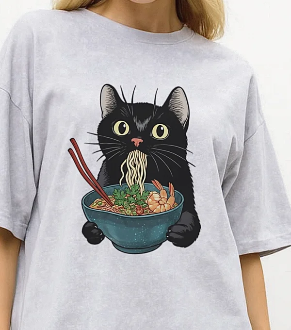 Футболка Кот Азия