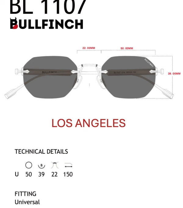 Очки BULLFINCH модель 1107