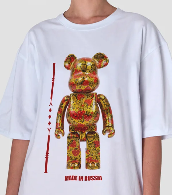 Футболка Хохлома мишка
